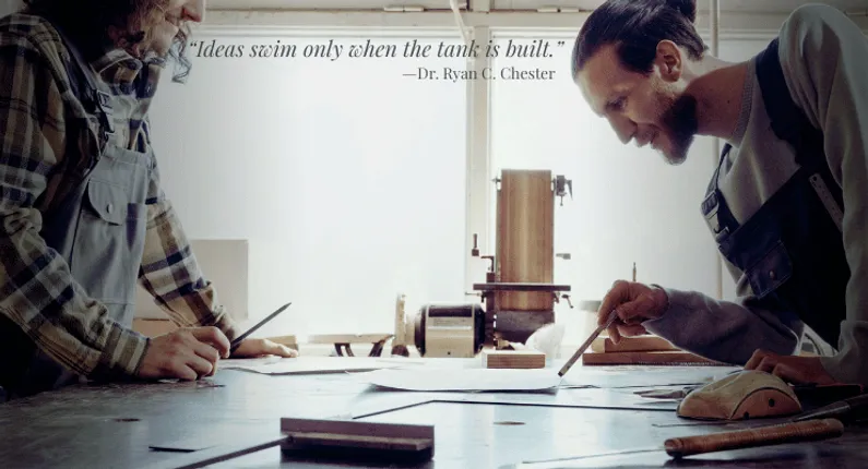 The frame must exist before ideas can move.