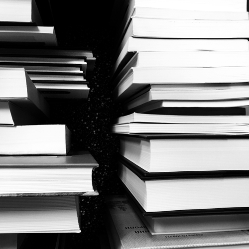 stack of books